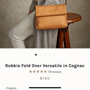 Leather crossbody purse